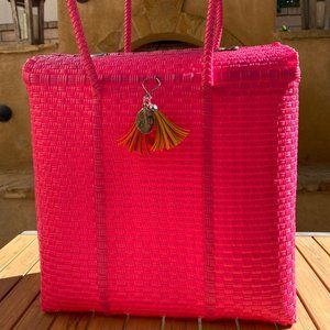 Peli Closed Top Satchel Handbag Handmade Artisan